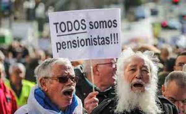 Cartel manifestación Madrid defensa pensiones