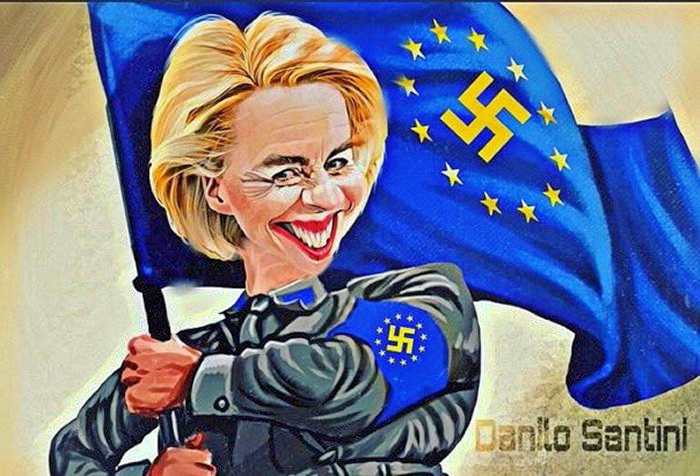 Presidenta fascista de la Comisión Europea