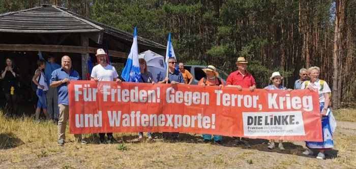Protestan en Alemania contra el ejercicio militar de la OTAN ‘Air Defender 23’