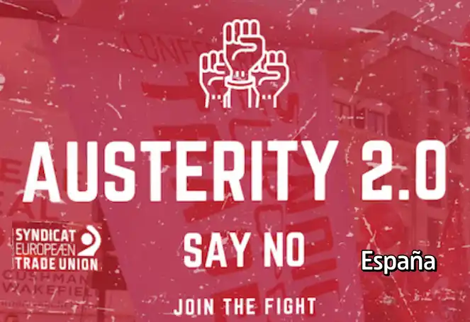 Cartel de la campaña contra la Austeridad