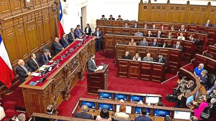 Parlamento de Chile en foto de archivo