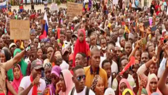 Protestas masivas en Niger contra la guerra de la CEDEAO