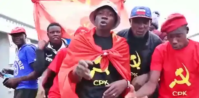 Manifestación comunistas en Kenia