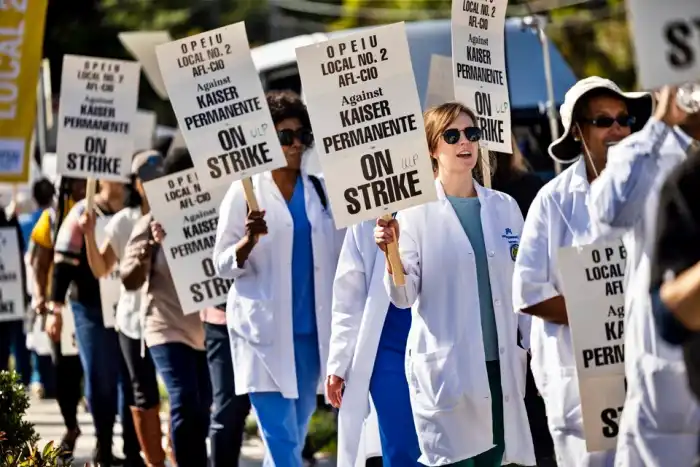 Comienza la mayor huelga sanitaria de Estados Unidos