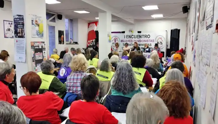 Foto del I Encuentro de Mujeres Pensionistas en Madrid