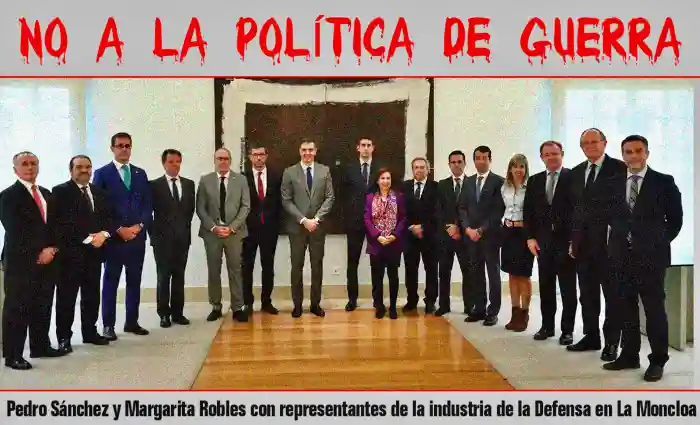 Gobierno español reunido con multinacionales armamentistas