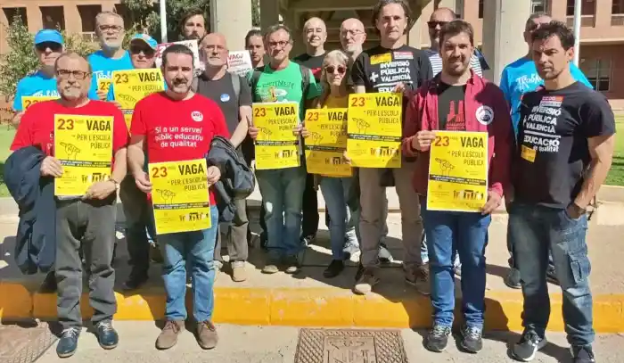 La Plataforma per l’Ensenyament apoya la huelga del 23 de mayo en València