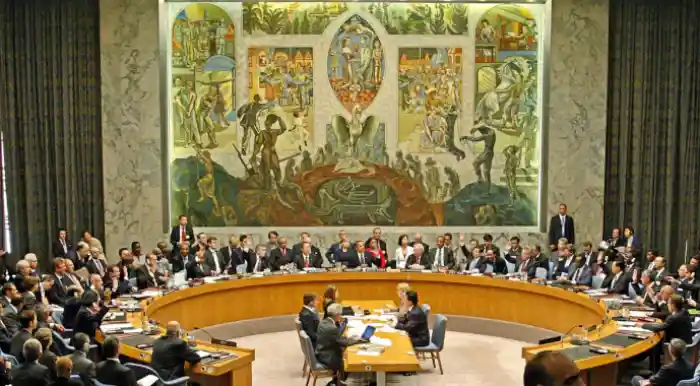 Foto de una sesión del Tribunal Penal Internacional (CPI)