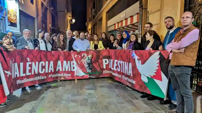 Cadena Humana por Palestina el 12 de mayo en València