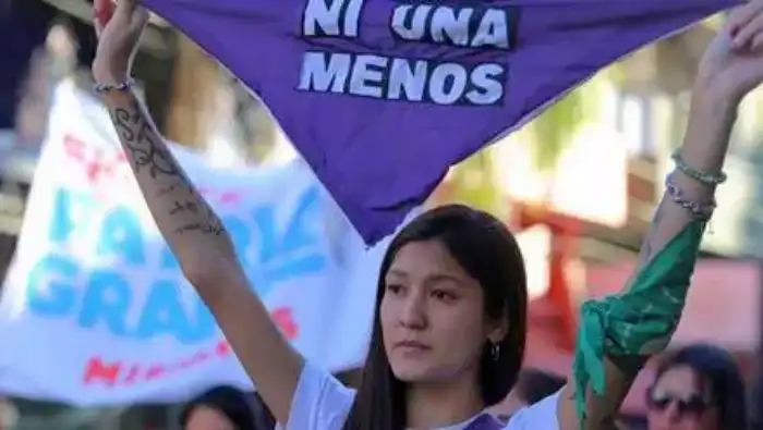 Manifestación en Buenos Aires de "Ni una menos"