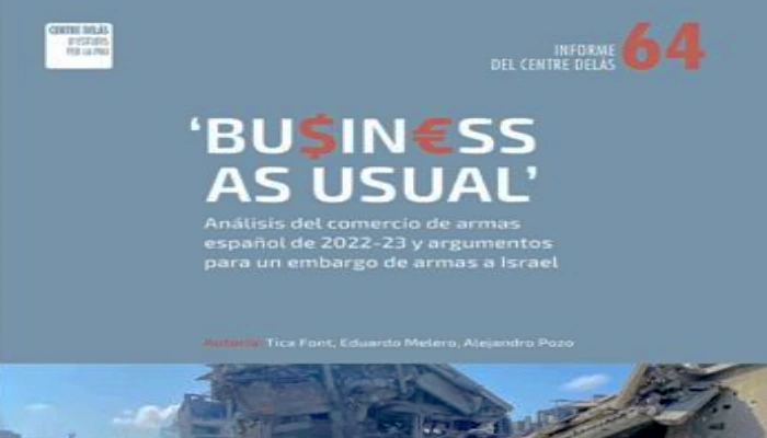 Continúa el comercio de armas español con Israel. Informe Delàs